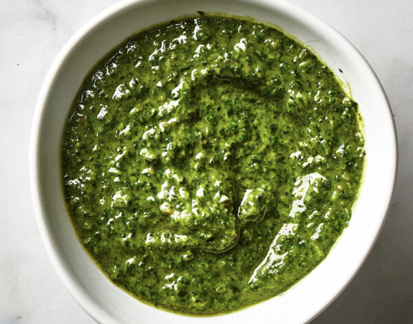 Pesto garlic free