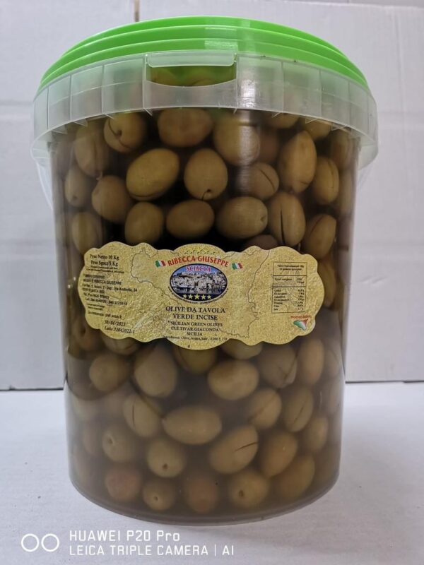 OLIVE NERE INTERE NOCELLARA IN SALAMOIA KG 5 