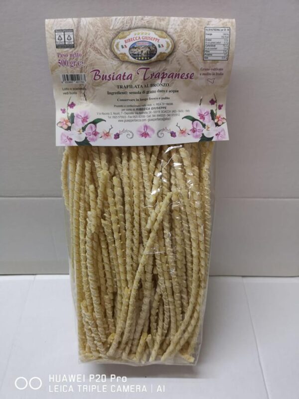 PASTA BUSIATA VARIETA' TUMMINIA LUNGA GR 500