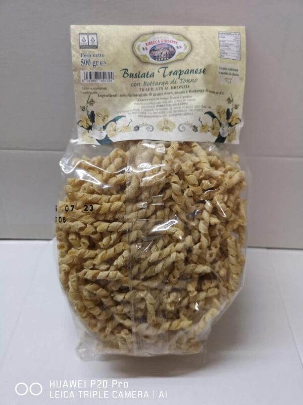 PASTA BUSIATA BOTTARGA DI TONNO GR 500 