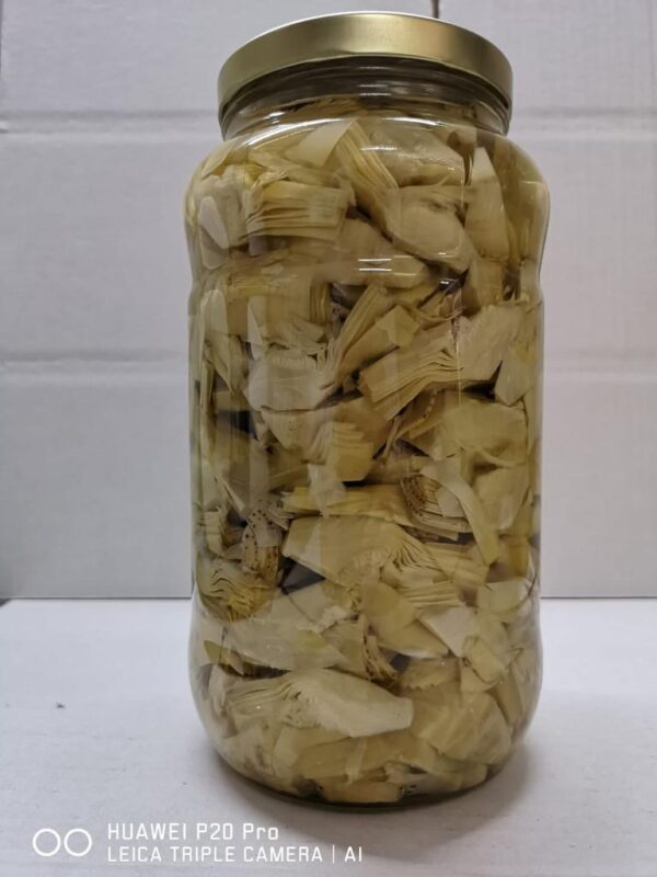 Artichokes sliced in sunflower oil 3,100kg