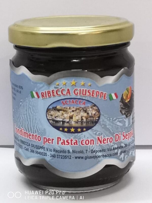 Squid ink pasta sauce 200gr