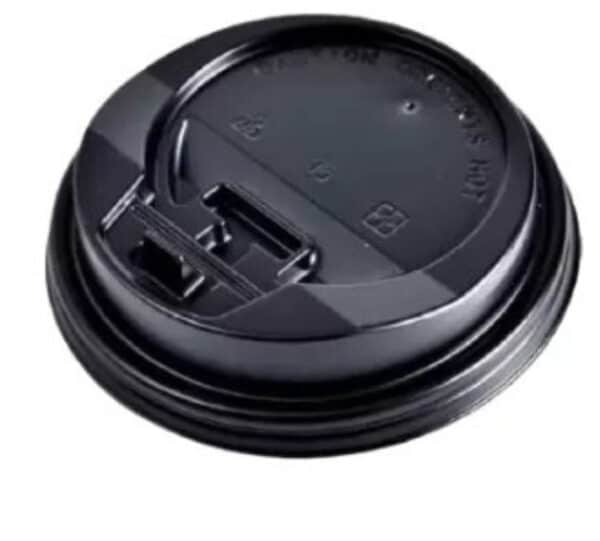 Black Sip Lid 12/16oz 90mm