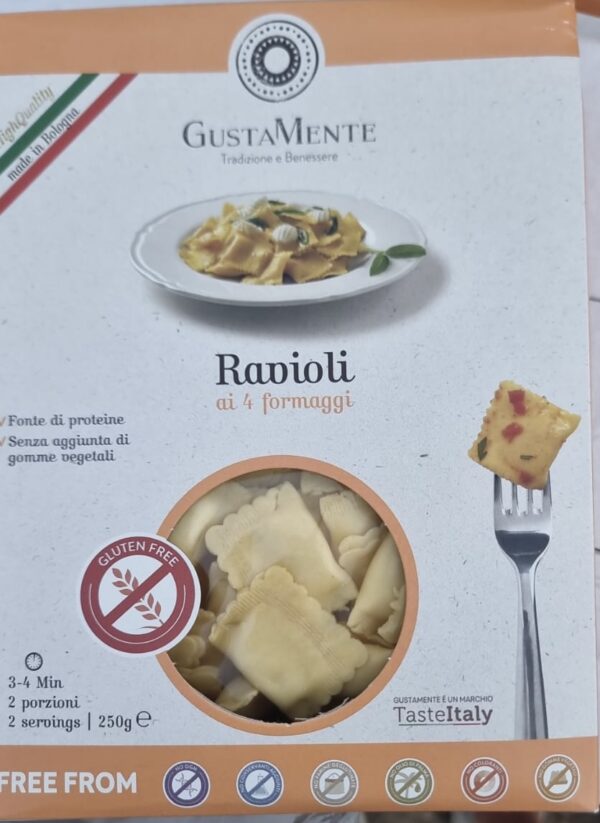 Gluten Free Ravioli 4 cheese